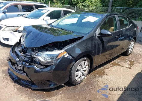 2015 Toyota Corolla Le z USA, uszkodzony, nr VIN 2T1BURHEXFC406450